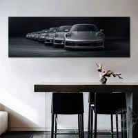 luxury car sports car retro mural industrial style mural poster home interior room bedroom wall decoration canvas art no frame