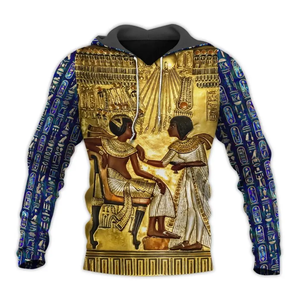 PLstar Cosmos таинственный ретро древний египетский фараон Тотем 3d толстовки/Свитшот
