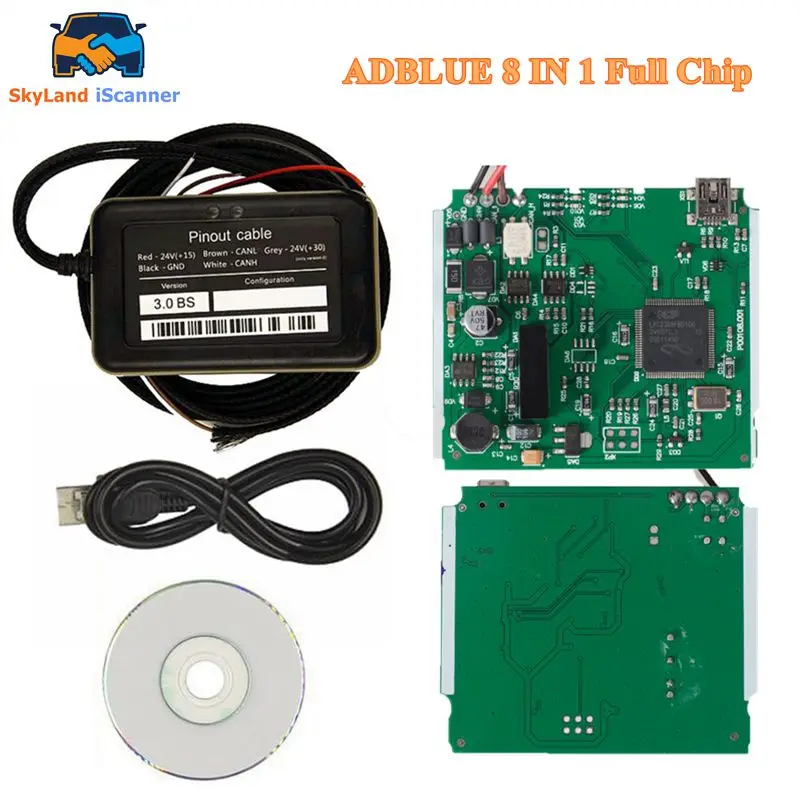 

Upgrade Adblue 8 IN 1 Top Adblue 8 IN 1 For 8 Trucks AdBlue Emulator Heavy Duty No Need Any Software for multi-brands trucks
