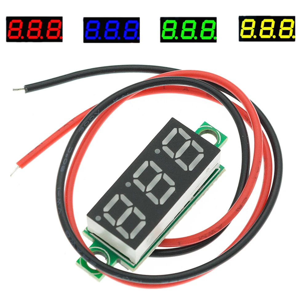 0 28 дюймов 2 5 V 40V Мини цифровой вольтметр Напряжение метр тестер