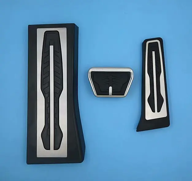 

3pcs Car Interior Accessories Gas Pedal Brake Cover Footrest Pedals For BMW X5 G05 2019 Car-Styling