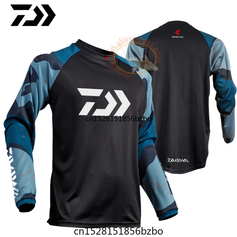 

2020 New DAIWA DAWA Fishing Clothing Spring Long Sleeve Deep Sea Sunscreen Breathable Clothes Anti-UV Ultrathin Fishing Shirt