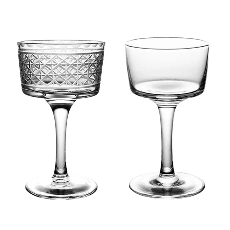 

Бесплатная доставка, 4 шт., 150 мл, стеклянная Хрустальная Коктейльная чашка для мартини, набор из 4 стеклянных коктейлей