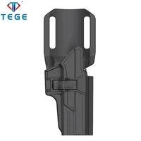 tege drop offset low carry gun holster for glock 17 22 31 gen1 5 law enforcement gun cover with 360 degree rotatable adjusting