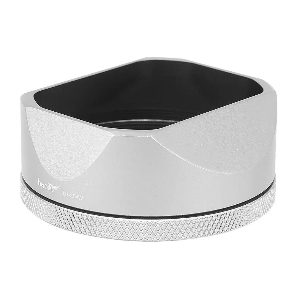 Квадратная Металлическая бленда Haoge с кольцом-адаптером 49 мм и крышкой для камеры