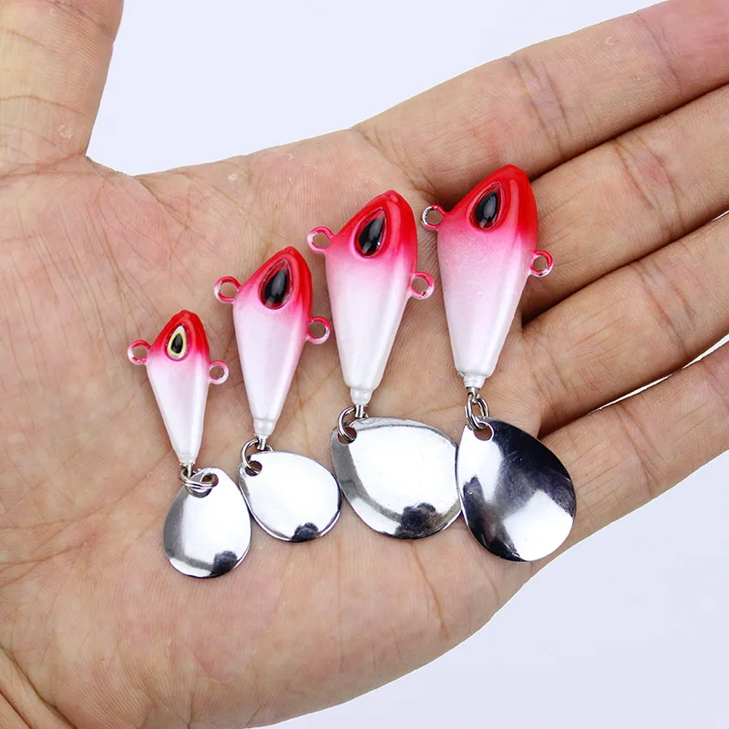 5 шт. набор металлическая Спиннер рыболовная приманка погремушки виброхвост для