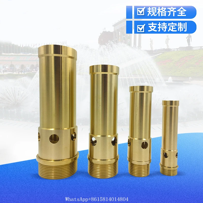 

Outdoor pool copper spray nozzle/bubbling fountain nozzle/fish pond water feature spray head/landscape courtyard fountain nozzle