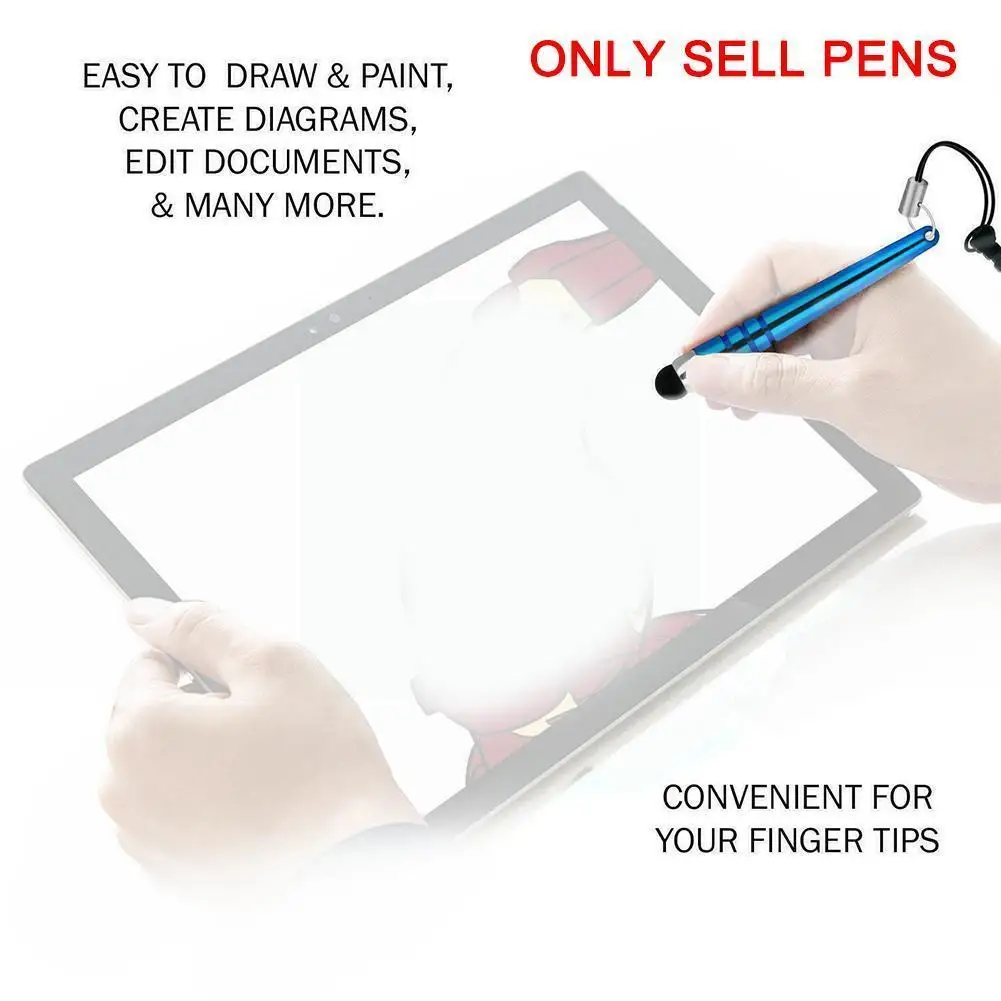 

Portable Mini Screen Plastic Stylus For Tablets and Phones Mobile T5V9