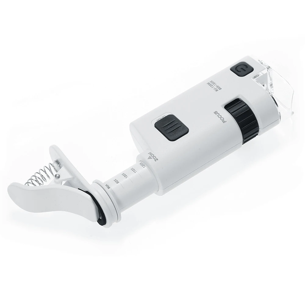 Универсальный клип-тип мобильного телефона Микроскоп сотовый телефон цифровой мини-микроскоп с светодиодный лампой для наблюдения ювелирных изделий антиквариат