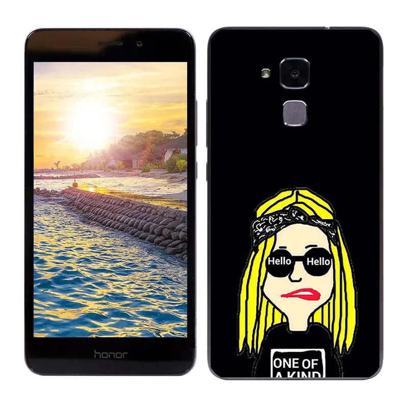 Чехлы для Huawei Honor 5C /Honor 7 Lite мягкий силиконовый чехол накладка с рисунком на тему