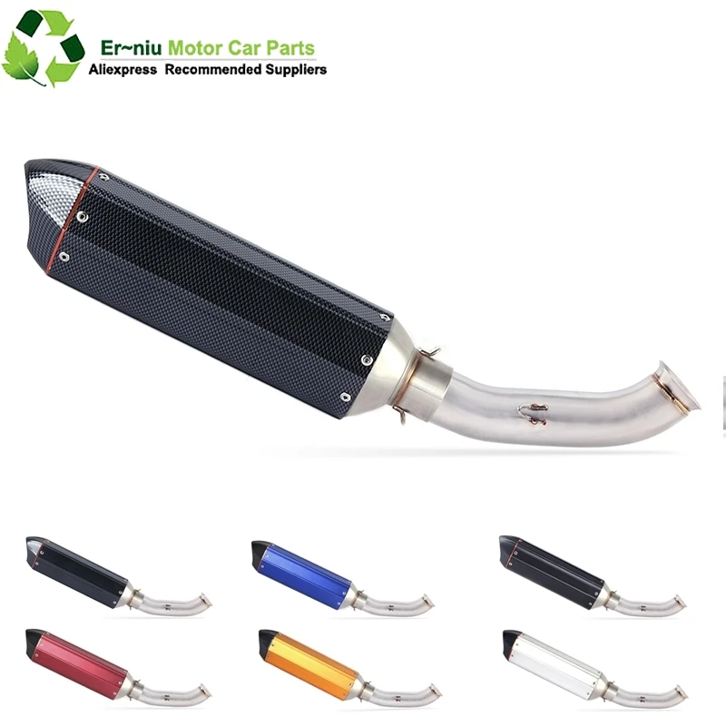 

Полный глушитель выхлопной трубы мотоцикла системы средней трубы Слипоны для DUKE 390 250 DUKE 125 RC 390 125 RC390 2016 2017 2018