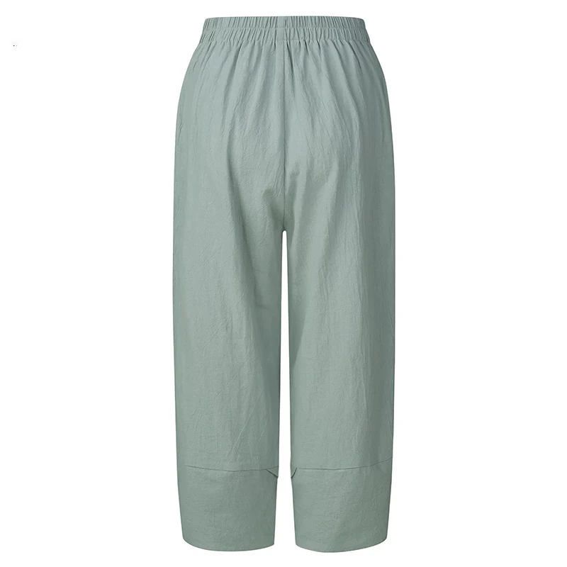 

Women Casual Butterfly Print Wide Leg Pant 2021 Spring Summer Elastic Waist Trousers Female Loose Streetwear Plus Size pants