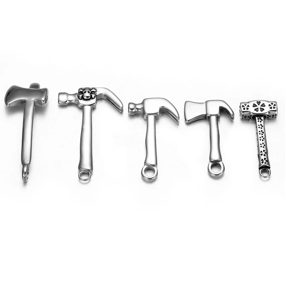 Кожаный шнур из нержавеющей стали крючки молоток коннектор с черепом