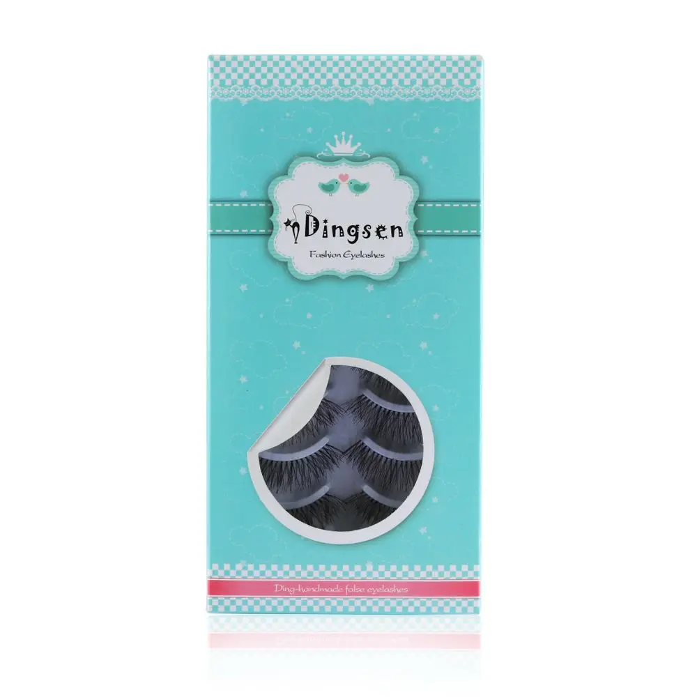 10 пар густые Длинные Накладные ресницы ручной работы