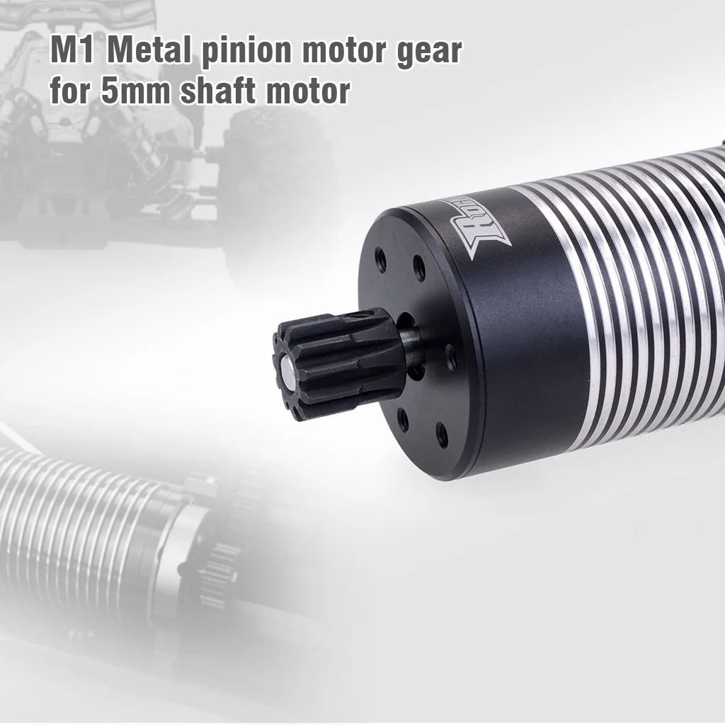SURPASS HOBBY-engranaje de Motor de pi&ntilde;&oacute;n de Metal M1, eje de 5mm, 11T, 12T, 13T, 15T, 17T, 19T, 20T, 21T, 23T, 25T, 27T, 29T, 30T, para 1/8, 5 uds. Motor de coche RC-1