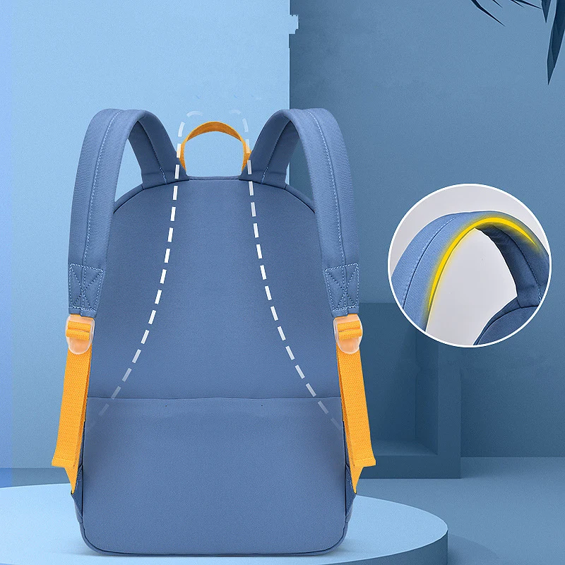 

Cartoon rabbit print kids school bag College waterproof nylon backpack Orthopedic schoolbag for teenage girls Children Book Bags
