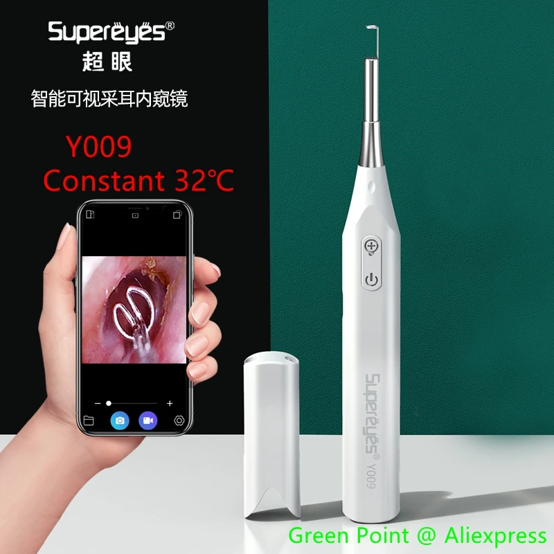Digital Microscope Electronic Y009 Wireless Video Ear Cleaning Tools Mini Endoscope HD Images Sharp Colors With Cooling Function