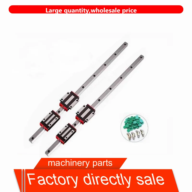 

2 HGR20 1100/1150 HGH20 square linear guides ANY LENGTH + 4 slider brackets Flange HGW20CC/square HGH20CA CNC engraving machine