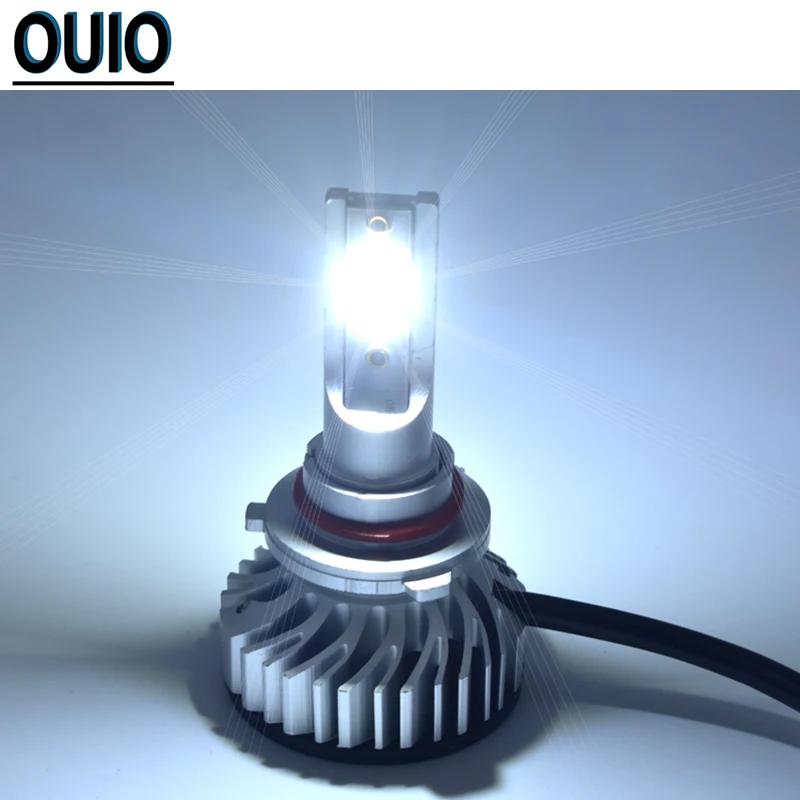 2 шт. H4 Led F2 со светодиодными кристаллами головной светильник лампы на 12В