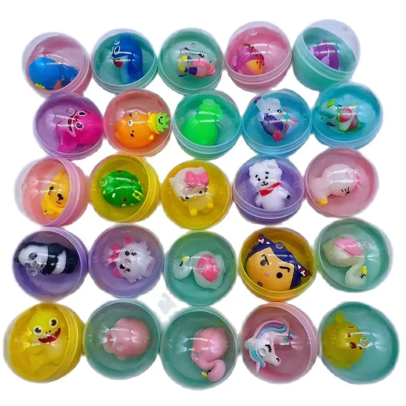 Пластиковые разноцветные шарики в виде капсул 10 шт./лот диаметр 45 мм игрушки с