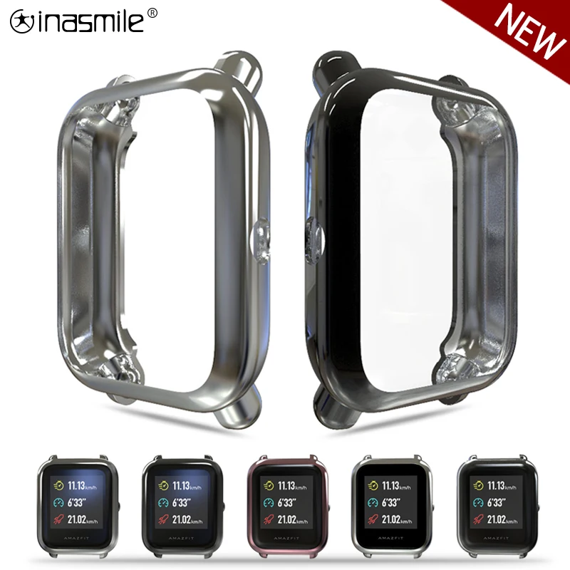 Защитный чехол из ТПУ для часов Xiaomi Amazfit bip S аксессуары смарт Huami lite защита
