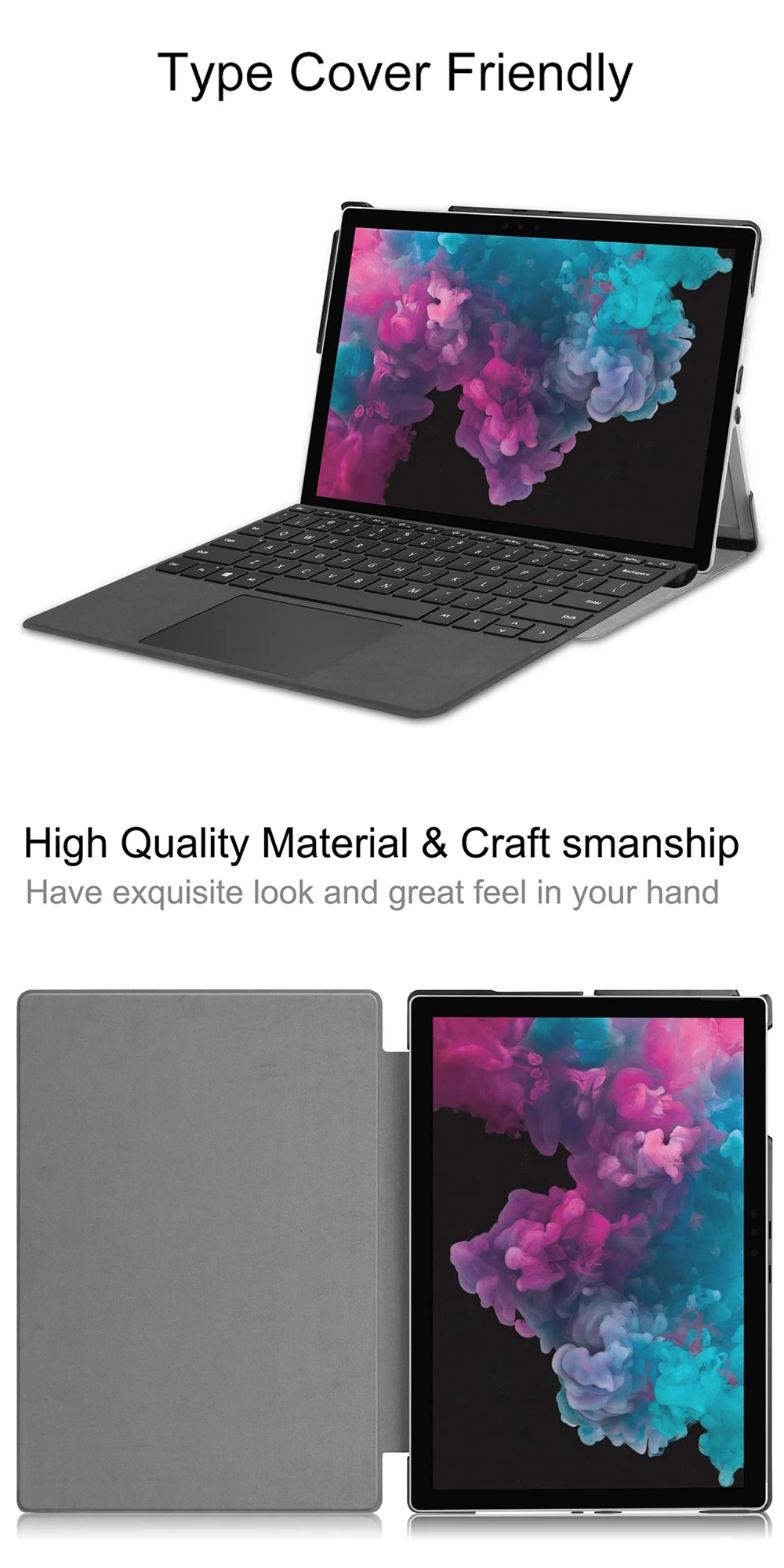 MTT чехол из полиуретановой кожи для планшета для microsoft Surface Pro 4 5 6 12,3 дюймов складной откидной Чехол-подставка защитный чехол с граффити
