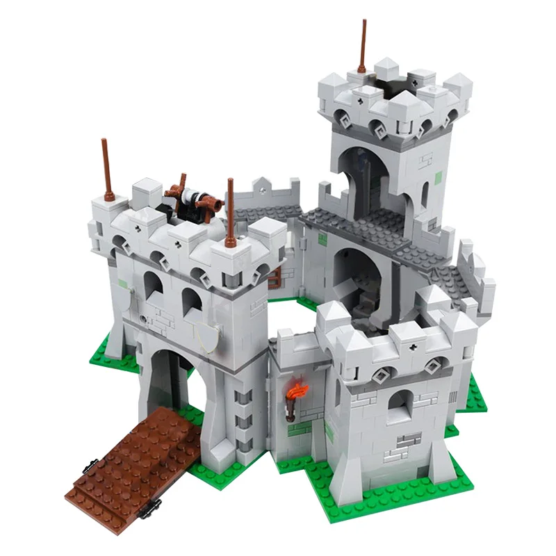 

Конструктор MOC рыцарский замок, набор строительных блоков, конструктор «сделай сам», развивающие игрушки для детей, подарок, 1765 шт.
