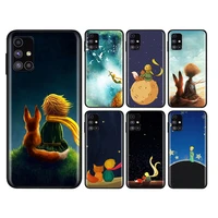the little prince with fox for samsung note 20 10 9 8 ultra lite plus pro f62 m62 m60 m40 m31s m21 m20 m10s soft phone case