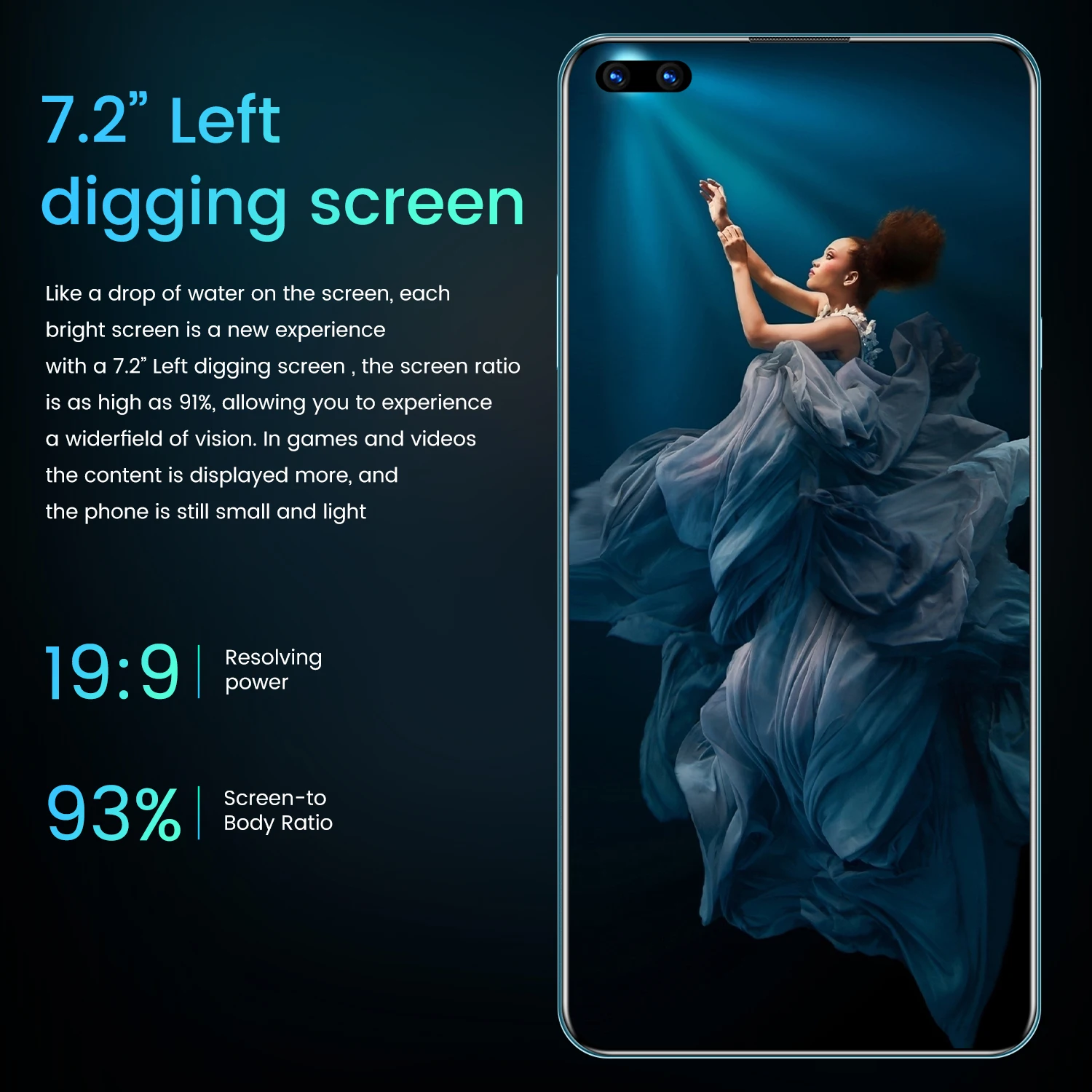 Смартфон HUAWE Mate45 Pro + 7 2 дюйма 8 ядер 6000 мАч ГБ 256 ГБ|Смартфоны| |