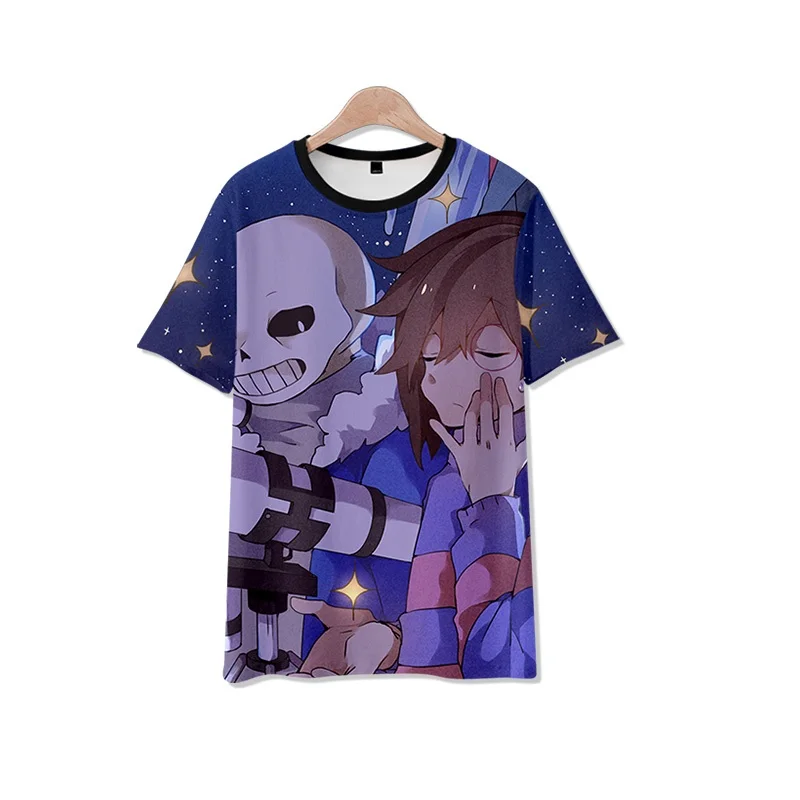 

High-Q Unisex Anime Game Cos Undertale Cotton Casual T-Shirt Tee T Shirt