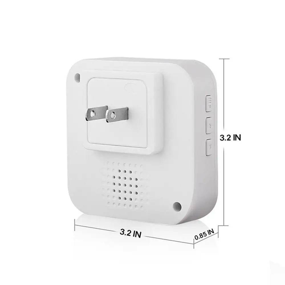

Indoor Doorbell Smart Wireless WiFi Indoor Doorbell dong Ding UK/EU/US Plug Receiver Bell Door C0K7
