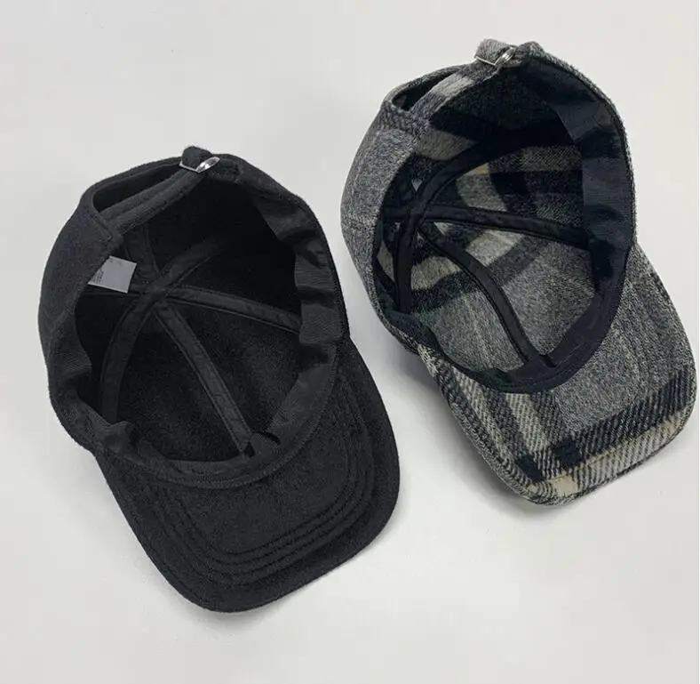 Женская шерстяная бейсболка модная Регулируемая Солнцезащитная Повседневная