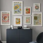 Whifkey пончик фалафель японская рамен настенная Художественная печать холст картина скандинавский постер Настенная картина для кухни столовой Декор