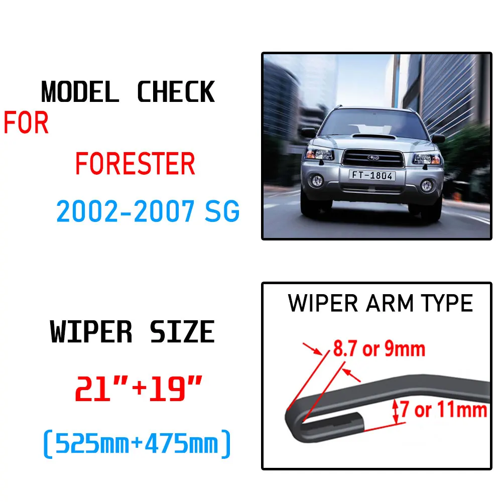 Щетки стеклоочистителя переднего стекла для Subaru Forester 2002 2003 2004 2005 2006 SG | Автомобили