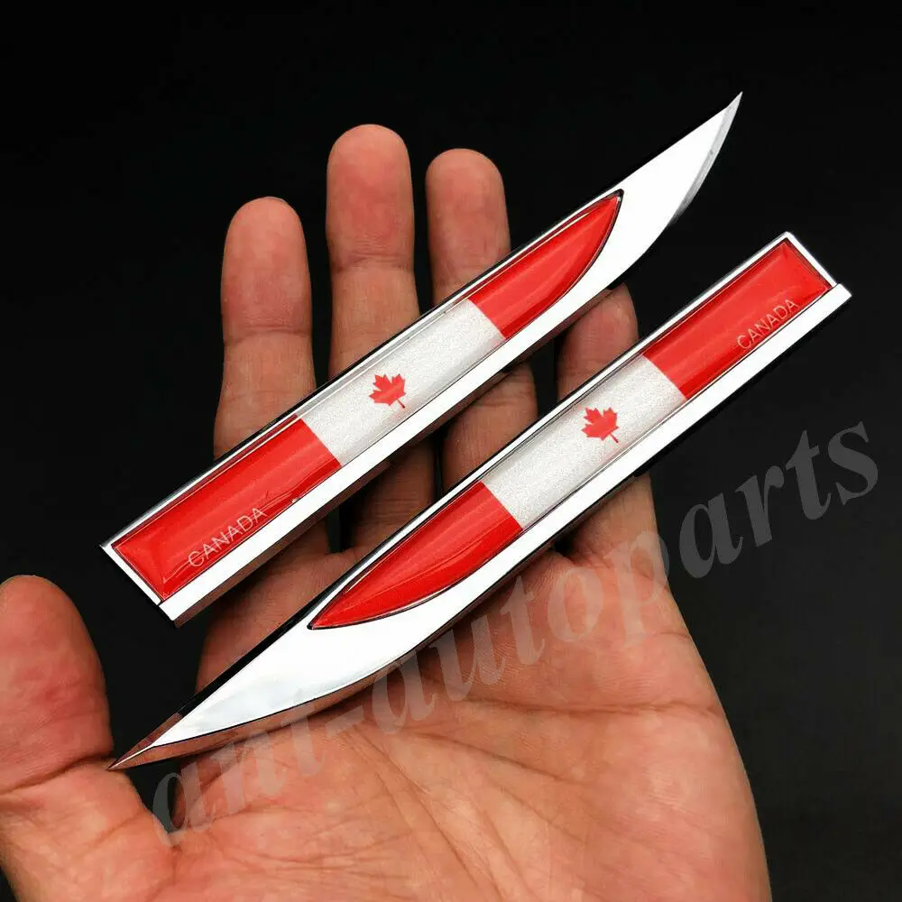 Металлический канадский флаг автомобильный брызговик автомобильная эмблема