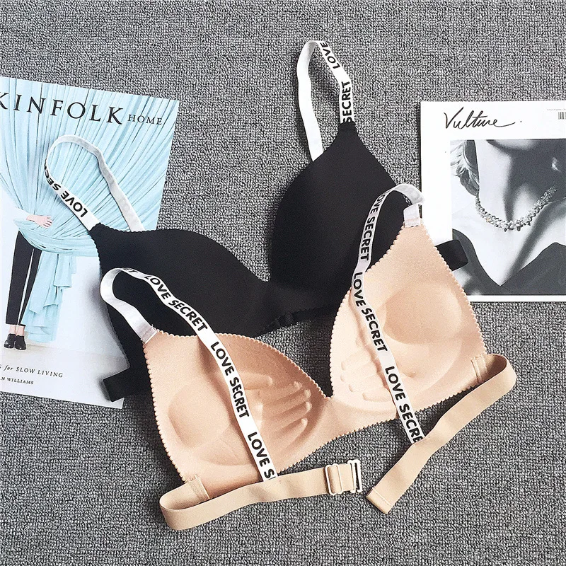 Глянцевые бюстгальтеры для женщин с буквенным ремешком женский бюстгальтер без