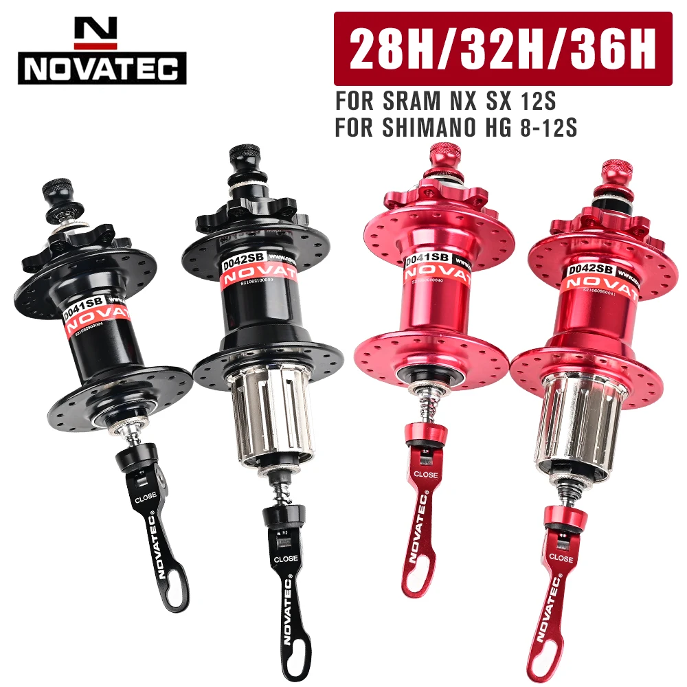 Novatec D041SB D042SB велосипедная ступица MTB велосипед Горный подшипник диск втулки