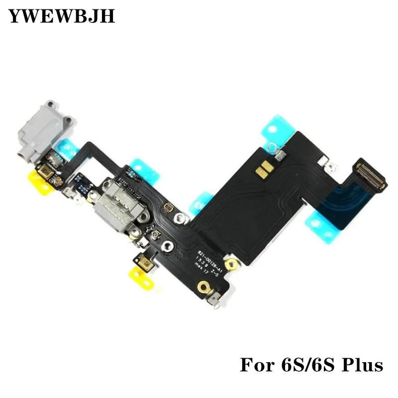 YWEWBJH 10 шт. в партии зарядный порт USB док разъем Замена для iPhone 6S Plus наушники аудио