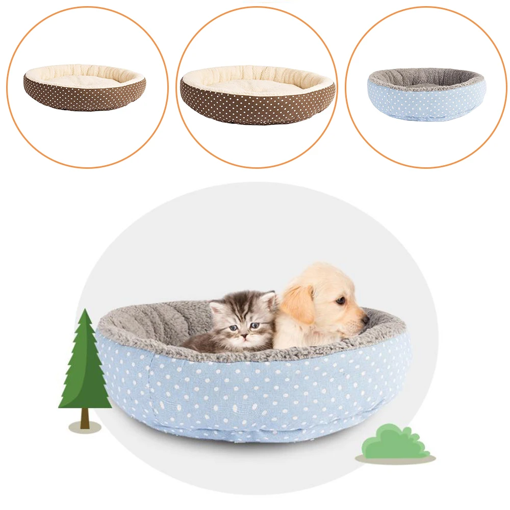 

Round Pet Dog Cat Bed Cushion Breathable Mat Pad Cozy Warm Soft House For Cats Dog Mat Home Warm Pet Accessories