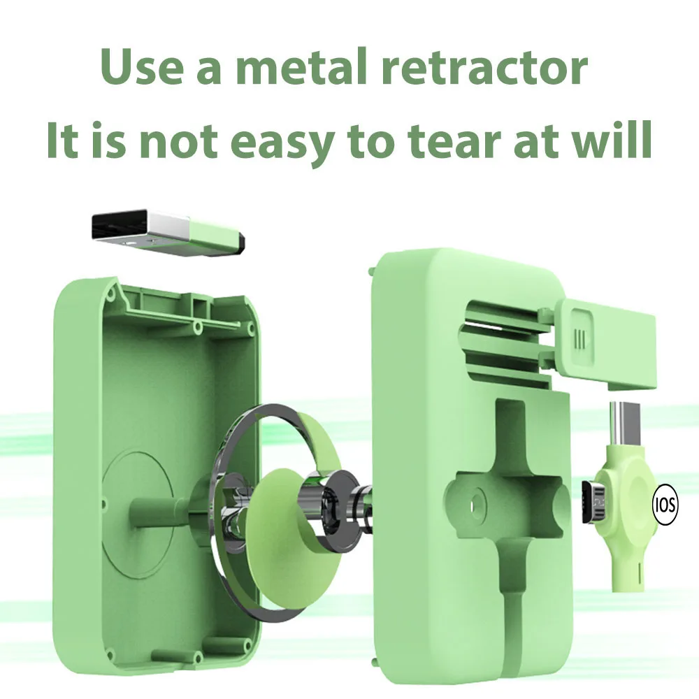 JTKE 3 в 1 Выдвижной кабель для быстрой зарядки Тип C Быстрый зарядный Micro Usb Iphone Android -