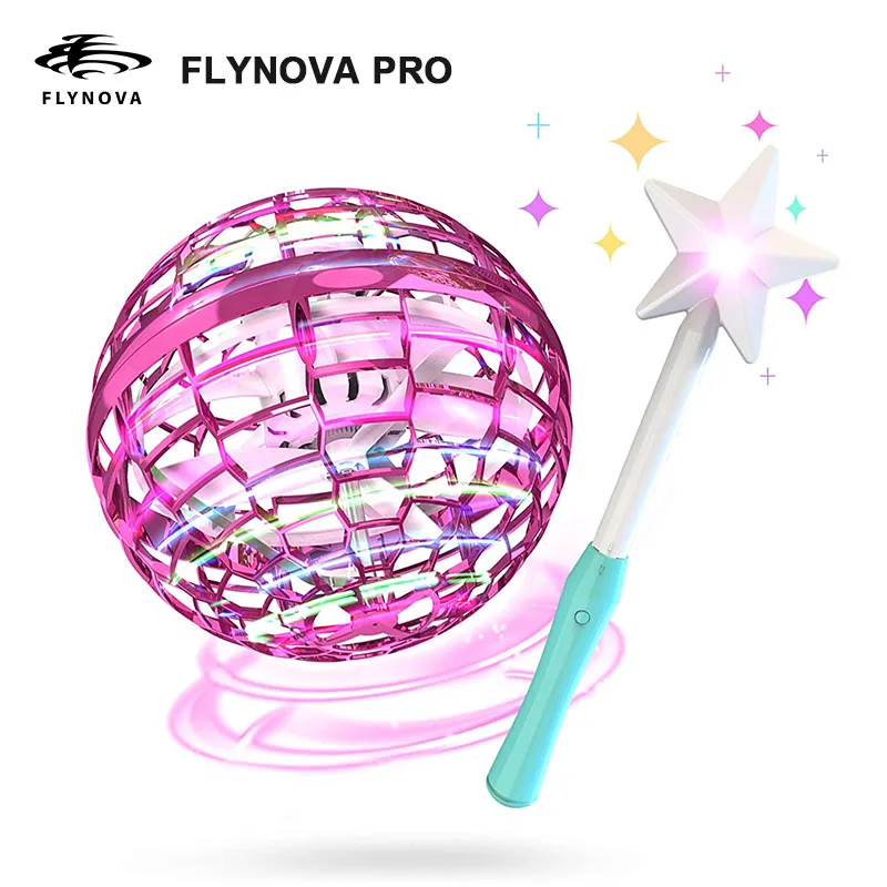 

Flynova Pro Flying Ball Orb Boomerang Magic Fly Nova Drone Ball Toy