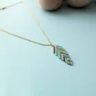 Ожерелье Go2boho с листьями для женщин, ювелирные изделия в богемном стиле, Модные цветные украшения ручной работы, ожерелья с колье с подвеской из японских бусин Миюки