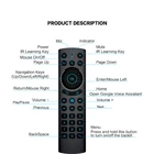 Bluetooth-совместимый G20BTS беспроводной пульт дистанционного управления 2,4g BT5.0 подсветка Smart Voice для Android TV Box Plus