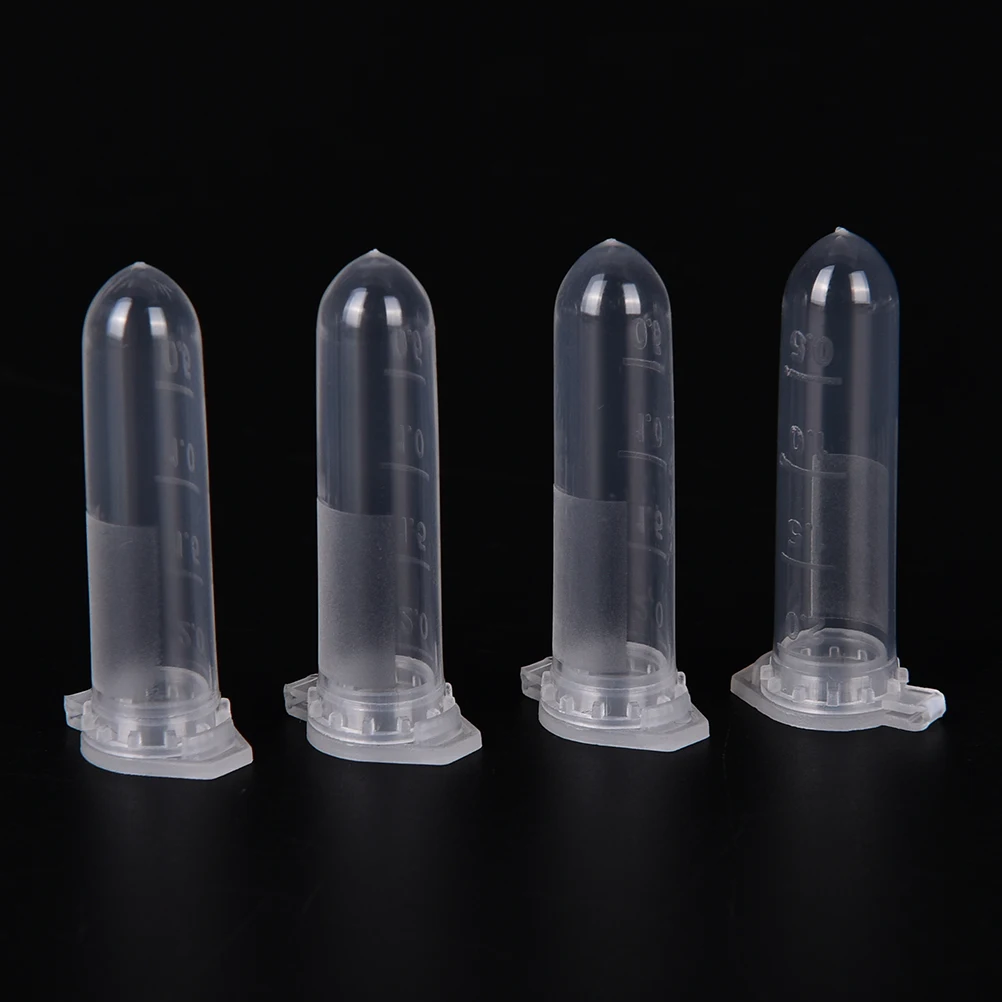 

100pcs 2ml Micro Centrifuge Tube Vial Clear Plastic Vials Container Snap Cap