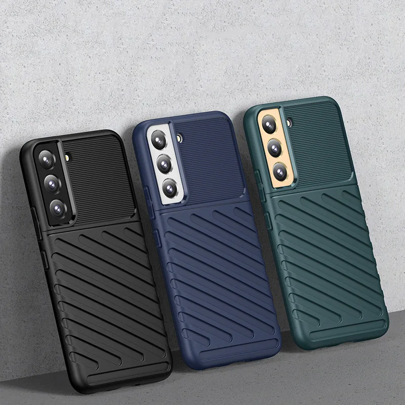 

Soft Phone Case For Samsung S21 S20 S10 Plus Ultra FE Cover For A50 A70 A71 A51 A52 A72 A12 A73 A53 A33 Shockproof Protect Funda