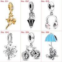 designer 925 sterling silver bracelet floating charms beads fit original charms bracelets for women necklace womens jewelry