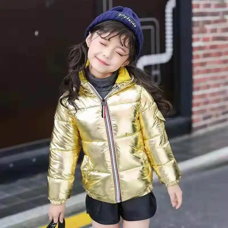 Детские пальто зимнее пуховое хлопковое для мальчиков и девочек