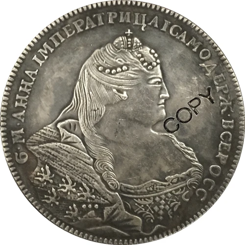 Копия Анны российские монеты 1737|coin copy|coin coinscoins russia |