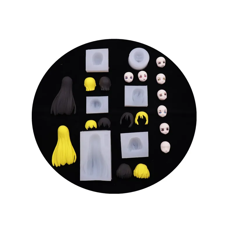 Ульсветильник Кая глиняная кукла для лица маленькое лицо форма короткие волосы