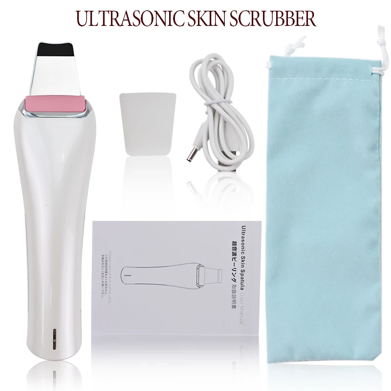 Ультразвуковая машина для очистки кожи лица с вибрацией и Скруббером удаления